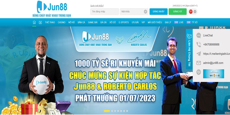  Jun88 - Top nhà cái uy tín được yêu thích