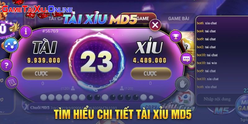 Tìm hiểu chi tiết tài xỉu md5 